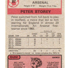 Purkkakuva Jalkapallo n:o 87 1973-1974 PETER STOREY. ARSENAL - pikkukuva 2