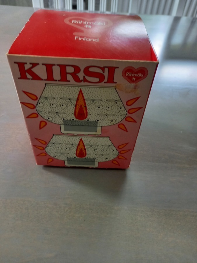 Riihimäen lasi: kirsi kynttilälyhdyt