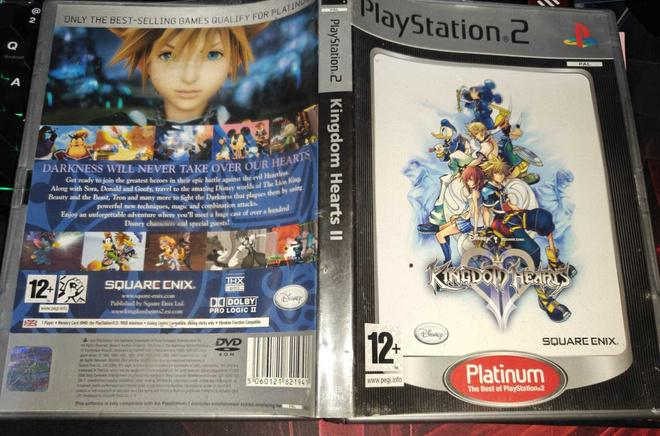 Ps2  Kingdom Hearts II ilman peliä