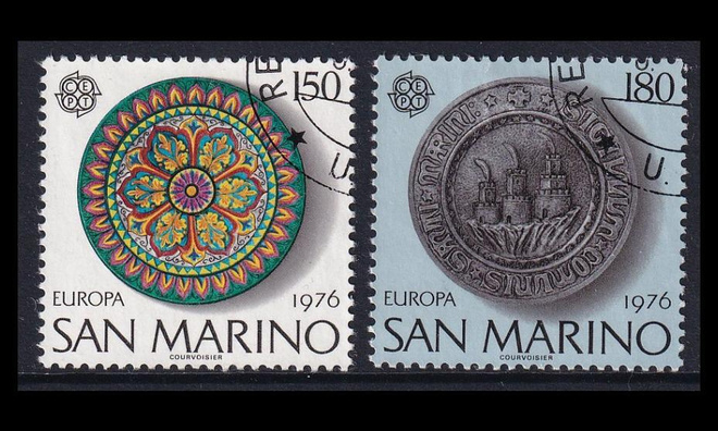 San Marino 1119-20 o Europa (1976)