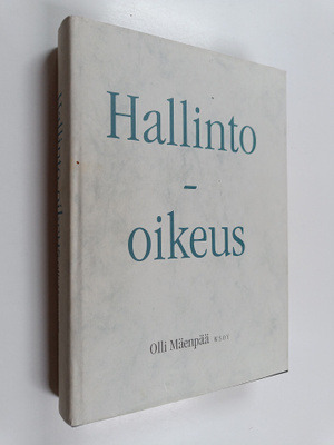 Olli Mäenpää : Hallinto-oikeus