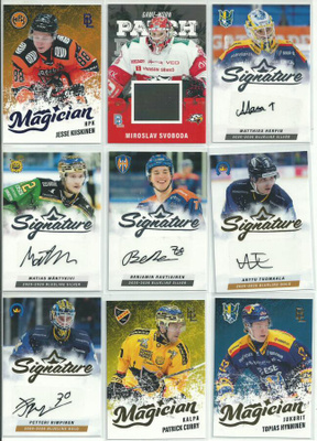 2025-26 Blueline Signature Silver #AUMH Matthieu Herpin /80