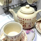 KIVA KAHVI / ESPRESSO - SETTI NELJÄLLE (omassa telineessään) - pikkukuva 1