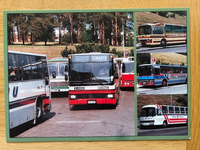 Postikortti Linja-auto Scania Ajokki - kuva