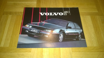 Esite Volvo 480 ES, 1986