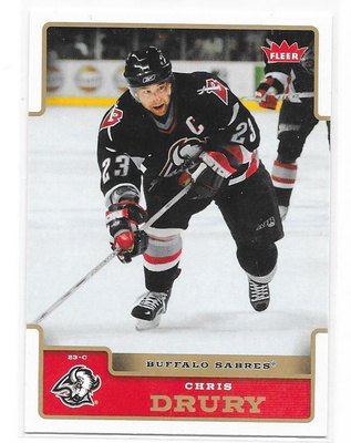 2006-07 Fleer #23 Chris Drury Buffalo Sabres
