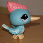 LITTLEST PET SHOP turkoosi TIKKA, LINTU #1787 - pikkukuva 4
