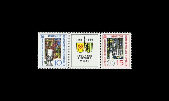 DDR 1052-3_ds ** Leipzigin syysmessut (1964)