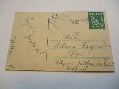 1930/M Verkkoranta rivil + Luvia pikkukortilla