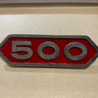 Dodge 500 Metallinen Kylkimerkki 1957-1968 - pikkukuva 1