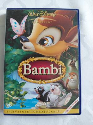 DVD Walt Disney Bambi (Juhlajulkaisu 2- levyä)