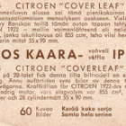 IPNOA KAARA n:o 35 CITROEN"COVER LEAF 1922 - pikkukuva 2