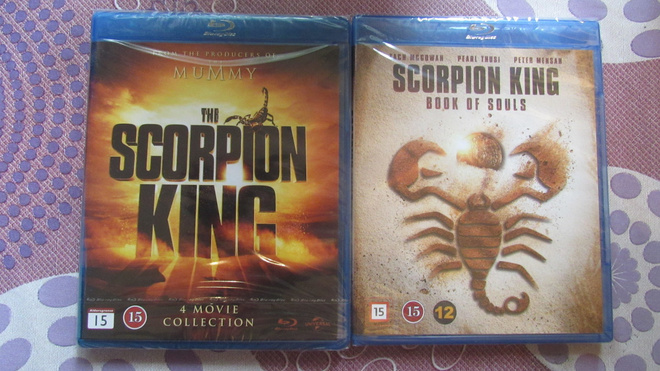 The Scorpion KIng 1-4 ja Book of Souls Blu-ray
