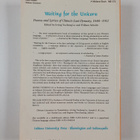 William Schultz ym. : Waiting for the Unicorn - Poems and... - pikkukuva 2