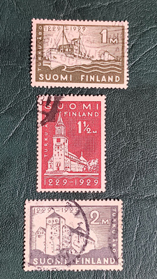 1929 Turun 700-vuotisjuhla leimattu sarja, Lape 15 €