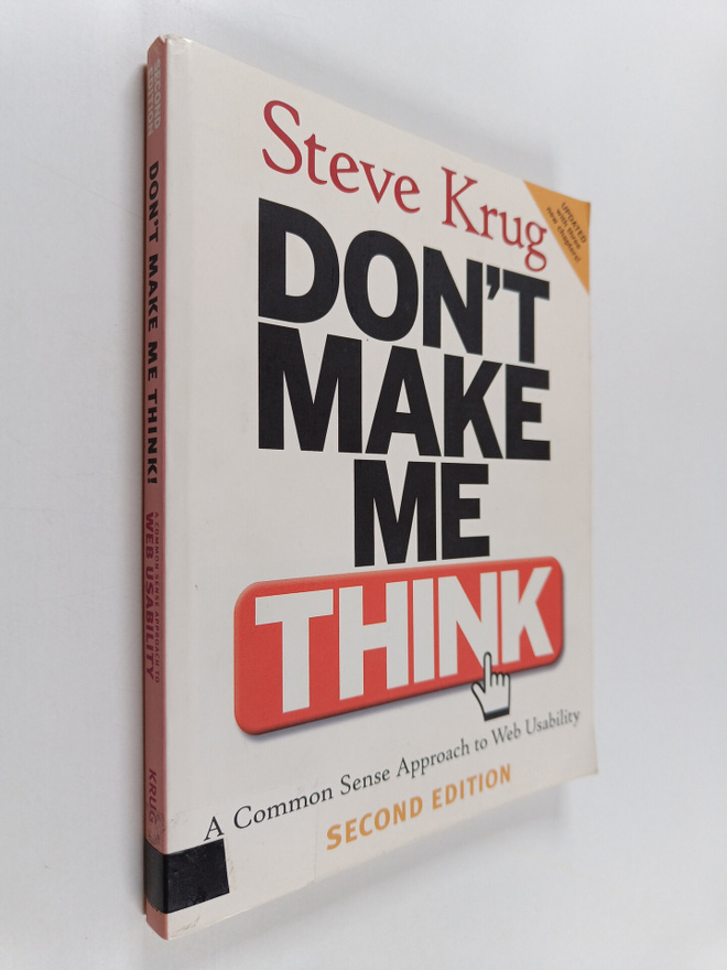 Steve Krug : Don't make me think! : a common sense approa...