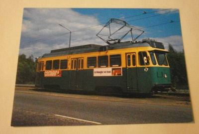 Helsinki,moottorivaunu Karia - Strömberg 1959, väripk, ei p.