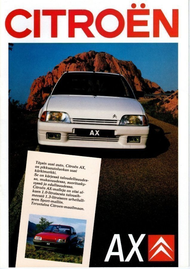 Citroen AX -esite, 1987