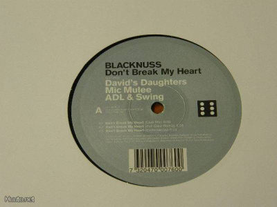 BLACKNUSS :: DON'T BREAK MY HEART :: VINYYLI 12" 1999