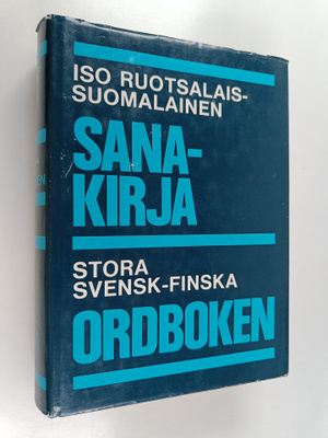 Göran (toim.) Karlsson : Iso ruotsalais-suomalainen sanak...