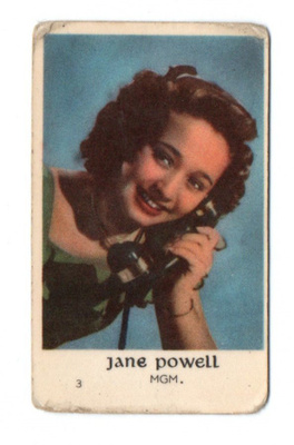 Purkkakuva JANE POWELL Purukumikuva