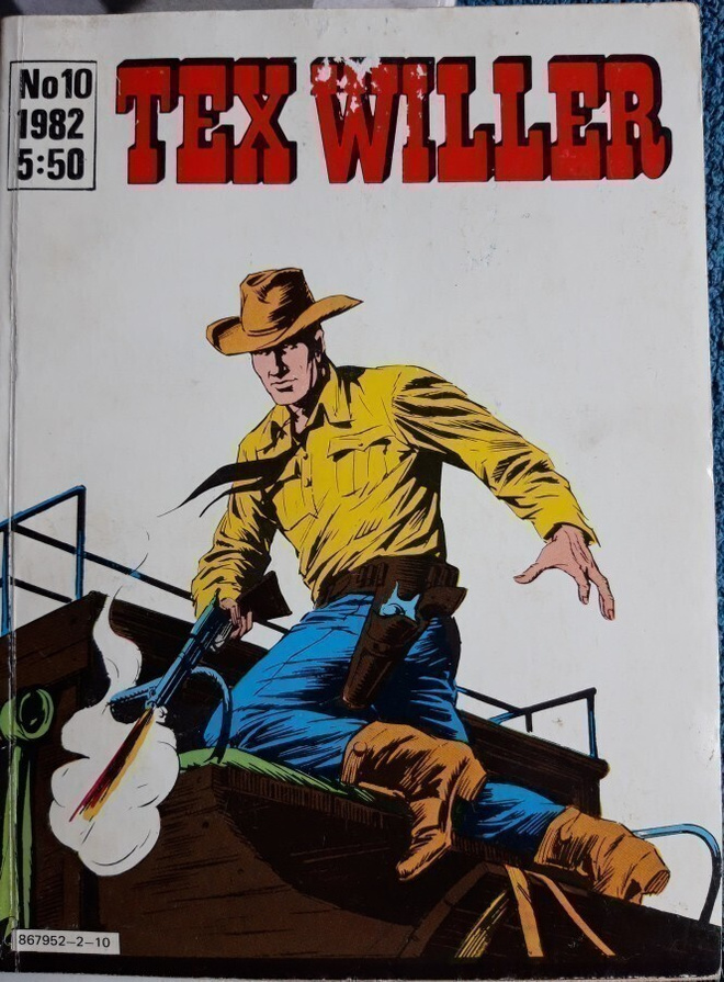 Tex Willer 10/1982: Verta ja tulta