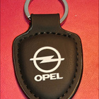 Pieni nahkainen musta Opel avaimenperä #31661 - pikkukuva 1