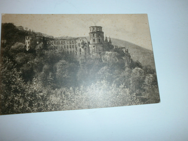 Heidelbergin linna, vanha mv kortti 1911,  ei p.