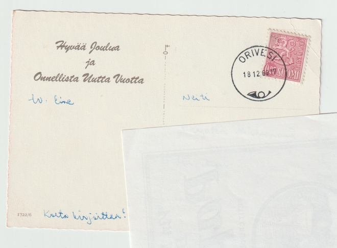 Postileima : ORIVESI  18 12 69