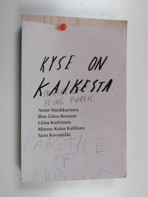 Anne Naukkarinen : Kyse on kaikesta : keskusteluja ajalta...