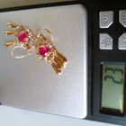 Korvakorut 4cm Kulta 14K - pikkukuva 5