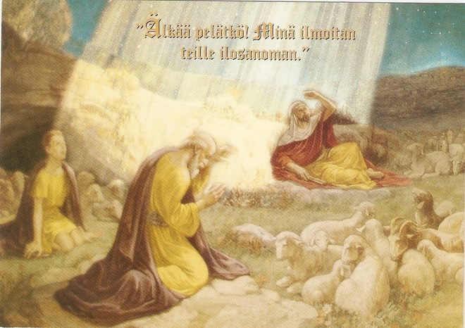 Paimenet kedolla, valo taivaasta. Kulk. 1998