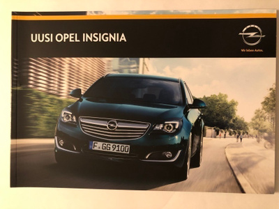 Myyntiesite - Opel Insignia - 10/2013