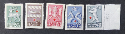1942 Punainen Risti sarja **