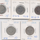 1866-1908 1 markka 5kpl - pikkukuva 1