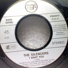 THE SILENCERS :: I WANT YOU / PAINTED MOON :: VINYYLI 7"1991 - pikkukuva 3