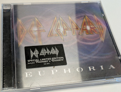 Def Leppard - Euphoria (CD) VG+++!! Special Limited Edition