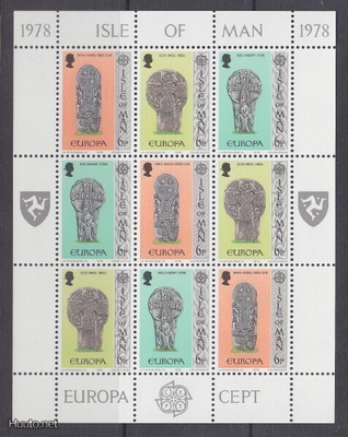 Br empire blokki 168 Isle of Man 1978 Europa sarja