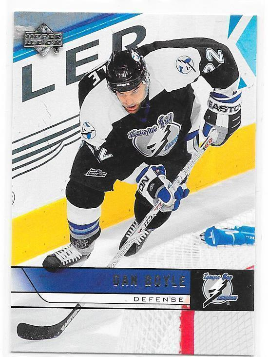 2006-07 Upper Deck #176 Dan Boyle Tampa Bay Lightning
