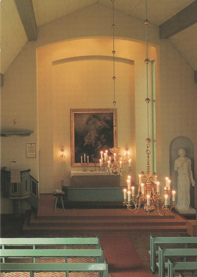 KIRKKOKORTTI - VALKEAKOSKI - METSÄKANSAN KIRKKO - SISÄKUVA
