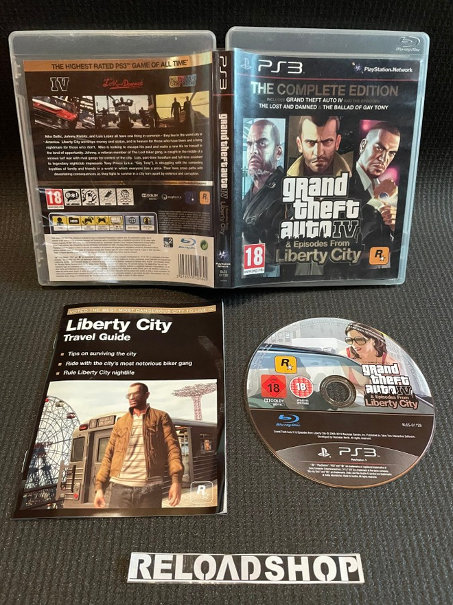 Grand Theft Auto IV & Episodes from Liberty City CompletPS3