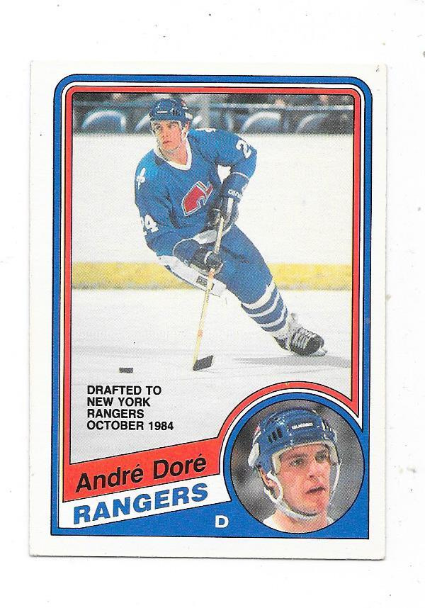 1984-85 OPC #279 Andre Dore , Quebec Nordiques