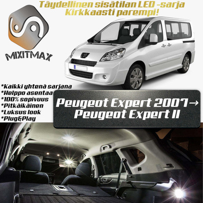 Peugeot Expert Sisätilan LED-sarja 11-osainen