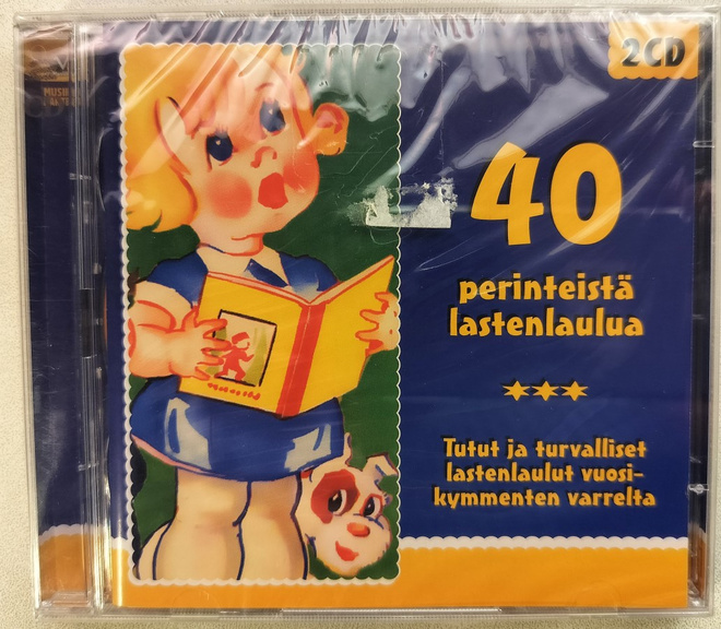 40 PERINTEISTÄ LASTENLAULUA-2CD, VLCD-1116D,v.2004