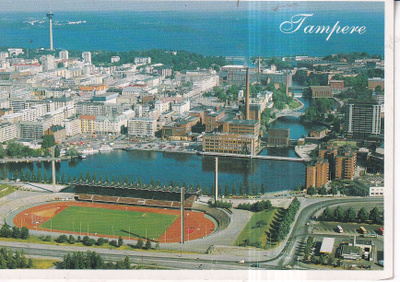 Tampere. Ratina. Stadion ilmakuva. e328