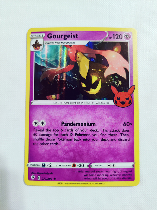 Gourgeist - 2022 Trick or Trade Pokemon Promo Holo