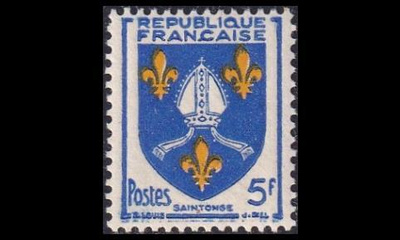 Ranska 1031 ** Vaakuna Saintonge (1954)