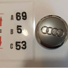 Audi vannekeskiöt – Kromireunus, Kromi-Harmaa – 69mm (4kpl - pikkukuva 2