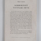 Mauri Sariola : Norrskenet vittnar inte : kriminalroman - pikkukuva 2