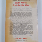 Colin Legum : South Africa : crisis for the West - pikkukuva 2